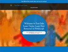 Tablet Screenshot of eastsidelasercenter.com